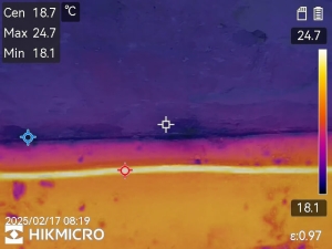 Vloerverwarming infrarood camera