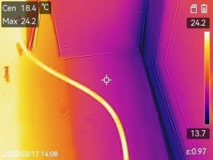 Vloerverwarming warmtecamera