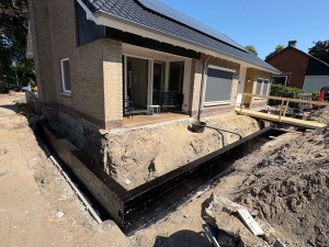optrekkend vocht Liquid rubber